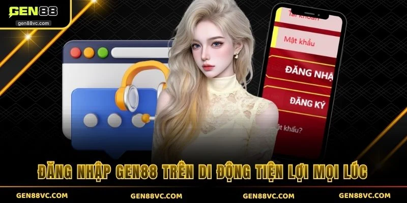 Đăng nhập GEN88 trên di động tiện lợi mọi lúc